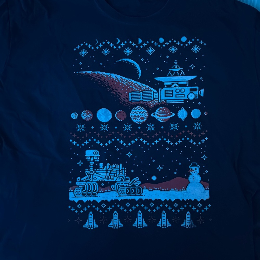 LootCrate blue retro shirt